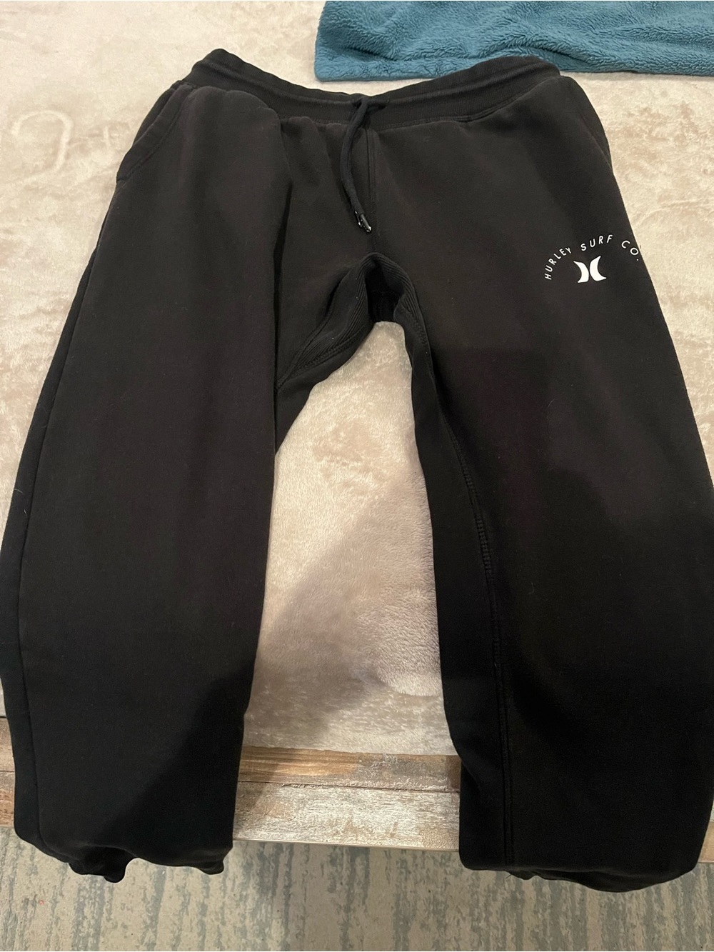 Hurley Surf Co Black Sweatpants/Joggers L